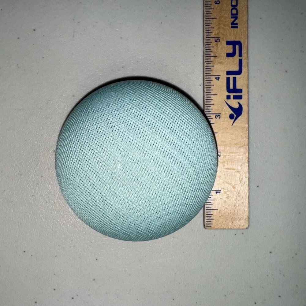 Google Nest Mini 2nd Gen Smart Home Speaker Light Blue Green Voice Control AI